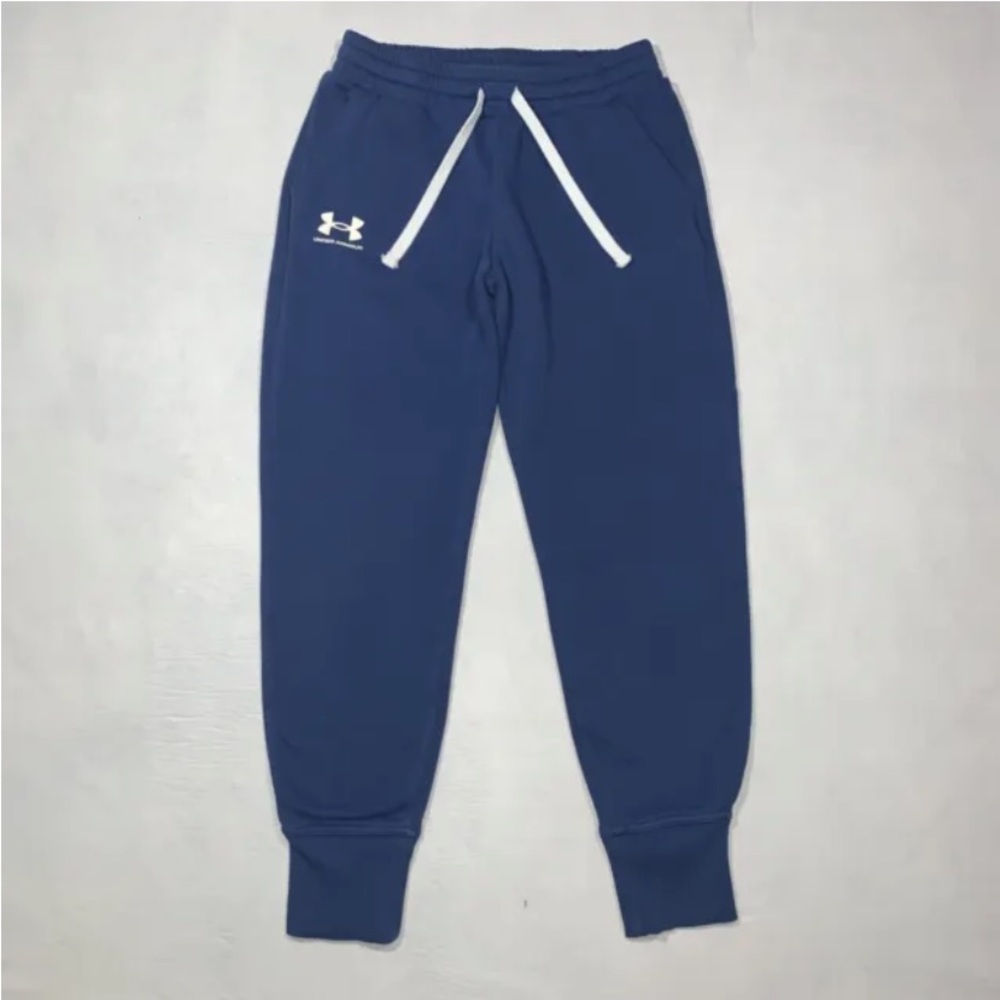 Ladies UNDER ARMOUR “Rival” Fleece-lined Jersey Track Bottoms/Joggers Size Small